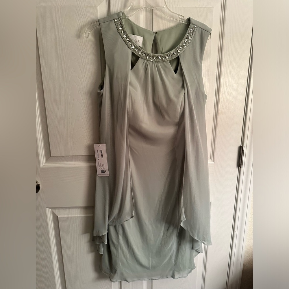 Azazie Viviana A-Line Mesh Sequins Mother of the Bride Dress